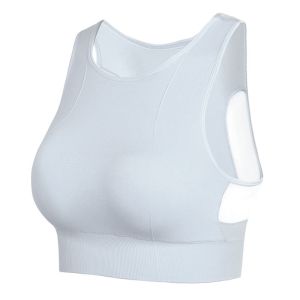 Bra Olahraga Sport Bra Wanita Shockproof Mesh Jahitan Kecantikan Kembali Cepat Kering Bra Yoga Menjalankan Kebugaran Pakaian Dalam 8330