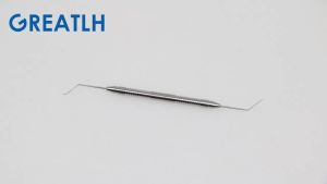 GREATLH Ophthalmic Double Head Phaco Chopper Seibel Chopper Ophthalmic Instrument Eyelid Surgical Tools Stainless Steel