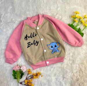 jacket baseball mantel bisbol bayi lucu 2-36 bulan
