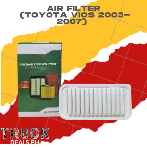 Toyota Vios 2003-2007 Air Filter Automotive Filter White Rectangular Shape High Performance Fit Use Scene