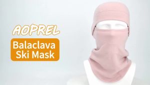 AOPREL Kids Balaclava Ski Mask Modal Wool Blend Face Mask for Boys Girls