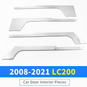 For Toyota Land Cruiser 200 LC200 2008-2021 Door Inner Trim Panel Decoration Strip Interior Upgrade Modification Accessories