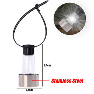 🔥Nóng🔥6 cái bằng thép không gỉ Mới Đèn LED năng lượng mặt trời Dây buộc cáp đèn chiếu sân vườn lan can ánh sáng chống mưa ngoài trời sân vườn cảm biến độ sáng tự động đèn ngủ hồ bơi hàng rào Đèn trang trí