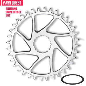 PASS QUEST Bike Chainring 30/32/34/36/38/40T CNC Direct Mount MTB Narrow Wide Bicycle Chainwheel for M7100 M8100 M9100 12Speed Crankset