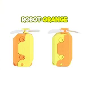 Kipas Angin Mini Genggam Handheld Robot Lucu Minifan USB Small Portable