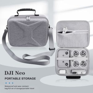 UTOPUS Portable Camera Drone Storage Bag Shockproof Waterproof Drone Aceessories Organizer 2024 Adjustable Shoulder Strap Explosion-Proof Box for DJI Neo