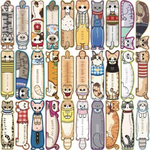 30pcs động vật mèo Kitten Bookmark đánh dấu trang trang sách Divider 1.6x5. 6in bookmark cho người yêu sách Reader sinh viên giáo viên