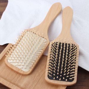 Healthy Wooden Paddle Hair Brush