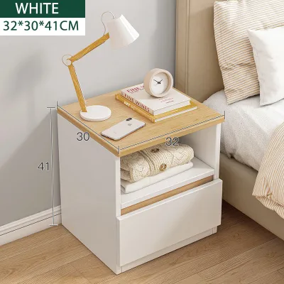 KEKEE Bedside Cupboard Simplicity Wooden Bedside Storage Cabinet Bedroom Side Table Side Cabinet Iemari Sebelah Katil Kabinet Storan Bilik Tidur 床头柜