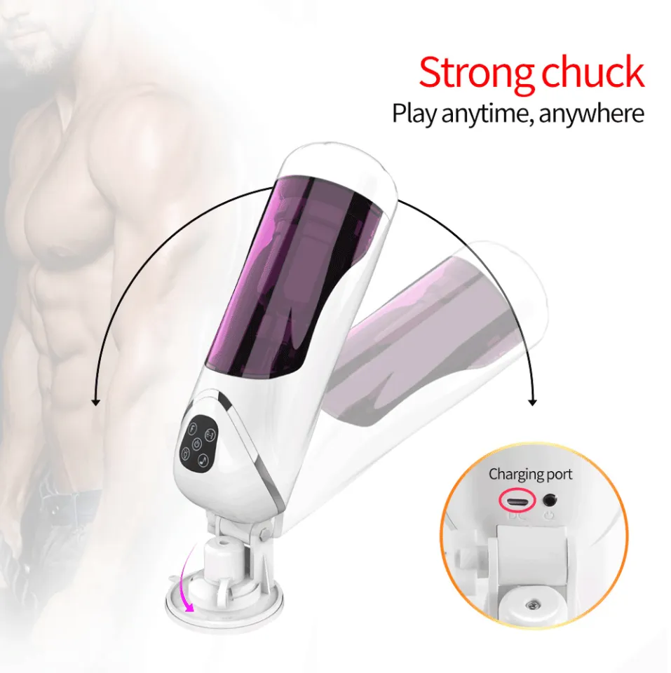 Leten Oral sex machine piston telescopic vibration absorber sound-absorbing  vibration pulse masturbation cup automatic masturbation