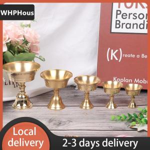 [COD] WHPHous Ship within 24 hours Multi-Size Golden Copper Alloy Candle Holder Candlestick Candelabrum Home Decor
