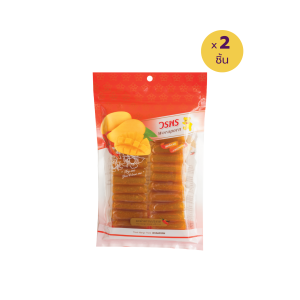 (แพ็ค 2 ชิ้น) วรพร มะม่วงกวนอบแห้ง ปรุงรส 100 กรัม  (มะม่วง มะม่วงกวน กวนแห้ง มะม่วงแผ่น)