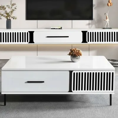 KENZZO Hillah Floating TV Cabinet Wall Mounted TV Stand Console Modern Media Storage Shelf Space Saving (5ft/6ft)