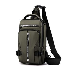 กระเป๋าสะพายข้าง คาดอกอเนกประสงค์สำหรับผู้ชาย สะพายไหล่ เป้กันน้ำสไตล์เกาหลีแบบใหม่