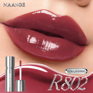 MAANGE Satin Lock Lip Glaze – 16H Wear Plump & Hydrating L02