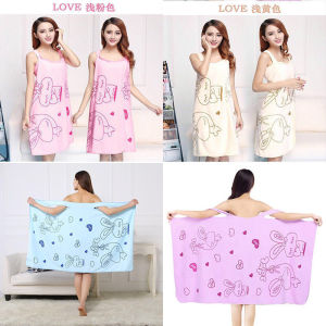 [10 Ten Thousand + Second-Time Repurchase ] Wearable Bath Towels Womens Sling Bathrobe Bath Skirt Thickened Wearable Bath Towel Vest Bath Towel Bath Towel Large