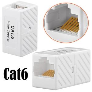 Female to Female Connector RJ45 Ethernet Cable Cat6 Cat5e Adapter Internet Coupler Extender Extension Converter