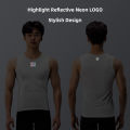 ROCKBROS Cycling Jersey Breathable Quick Drying Male Sleeveless Vest Sweat Apsorption Reflective Outdoor Sports Bike Base Layer. 