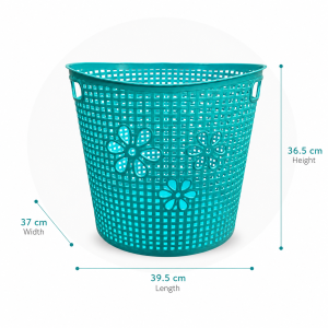 Multipurpose Plastic Laundry Basket Clothes Hamper Storage Organizer with Comfortable Handles Large Size
