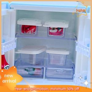 huhe กล่องอาหารกลางวันเบนโตะ1 12ตุ๊กตา1ชุดพร้อมพลั่วโมเดลบ้านตุ๊กตาขนาดเล็กการตกแต่งห้องครัวบ้านตุ๊กตาของเล่นฉาก