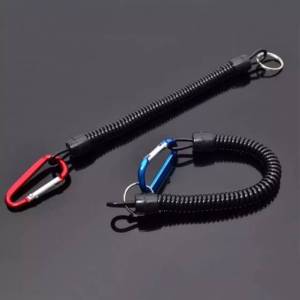 Karabiner Tali Spiral Karabiner Fishing Lanyard Quick