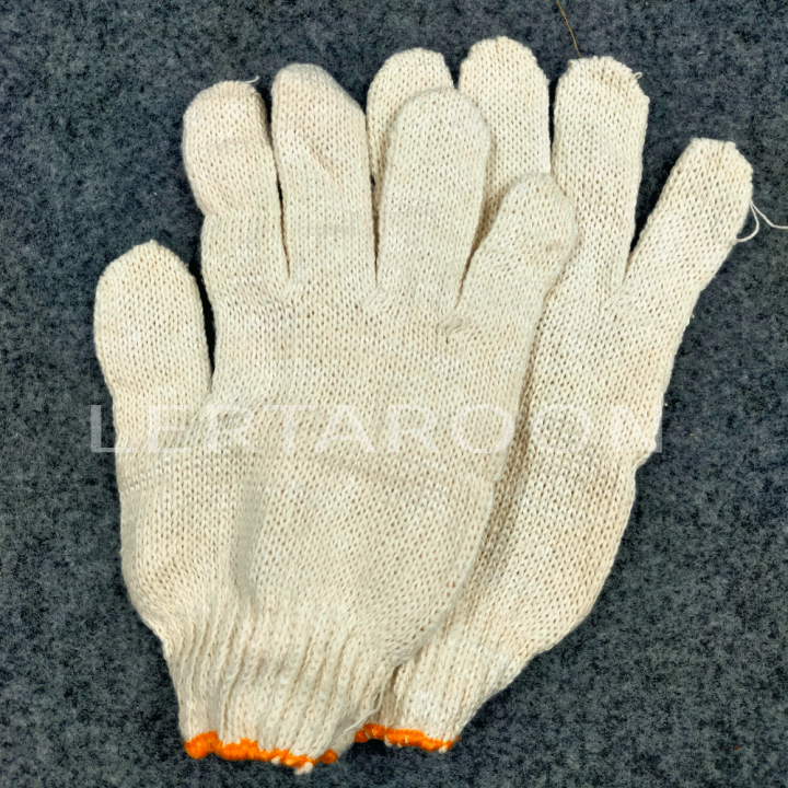 ถุงมือผ้า 5/7 ขีด เนื้อหนา โรงงานมาตรฐาน