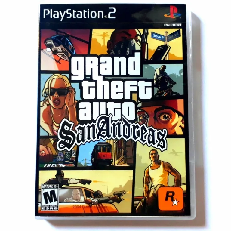 GTA San Andreas PS2 Playstation2 PS2 Game Playstation 2 Games PS2