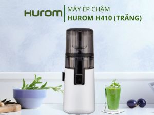 Máy Ép Chậm Hurom H410 - Mẫu 2024 - Bảo Hành động cơ 10 năm an toàn khi sử dụng và rất dễ vệ sinh
