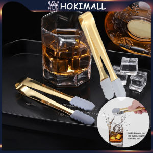Es Gula Kecil 304 Stainless Steel Ice Sugar Cube Tong Emas
