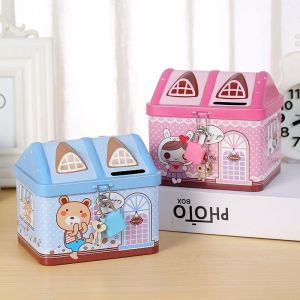 Két đựng tiền mini hình ngôi nhà cho bé yêu ! Két mini đáng yêu
