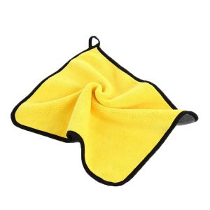 Kain Microfiber Lembut Berwarna 500gsm 30*60cm 30*30cm Multi Fungsi Kain Lap Mobil Motor Handuk Serbaguna