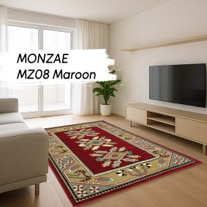 MIRZAE Karpet Lantai 160x210 MZ08 Maroon