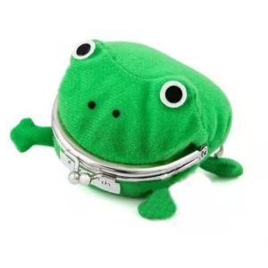 LKMART Outdoor Cute Cosmetic Bag Girls Mini Earphone Bag Cartoon Coin Purses Anime Cartoon Wallet Uzumaki Naruto Frog Wallet Frog Plush Toy Pendant Flannel Wallet