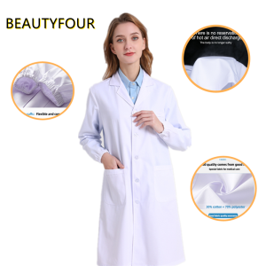 Lab Coat Doctor Coat White Coat laboratory Gown lab Gown White Coat Doctor White Laboratory Lab Gown For Students Female Laboratory Gown For Students
