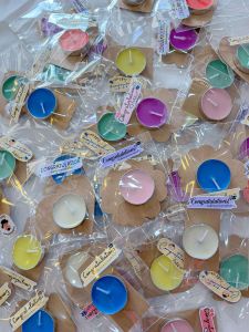 เทียมหอม ของขวัญปัจฉิม การ์ด congratulations เทียนหอม เทียน(10ชิ้น)