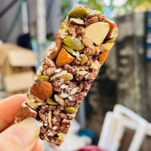 1kg thanh cơm gạo lứt hạt món ăn vặt giảm cân món ăn healthy Lets Nuts sang trọng hợp vệ sinh
