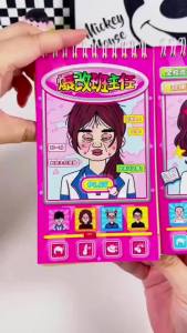 Sách cào tranh sticker ‘biến hình cô giáo chủ nhiệm’ tranh dán công chúa hoạt hình đồ chơi giáo dục trí tuệ cho bé gái