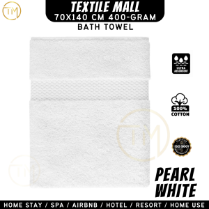 Big Towel 𝐔𝐭𝐨𝐩𝐢𝐚 𝐇𝐨𝐭𝐞𝐥 Bath Towel 100% Cotton 70cmx140cm Grey 550-600GSM Cotton Besar Kain Tuala Mandi Dewasa Serap Air