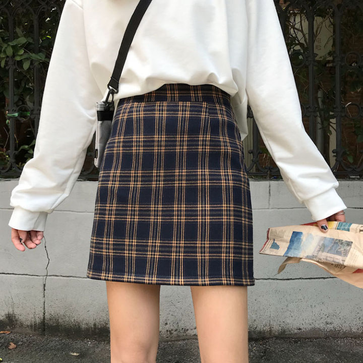 Aline plus outlet size plaid skirt