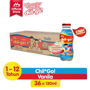 Morinaga Chil*Go! Milk Vanilla 36x130ml Susu Cair Steril Enak dan Bernutrisi