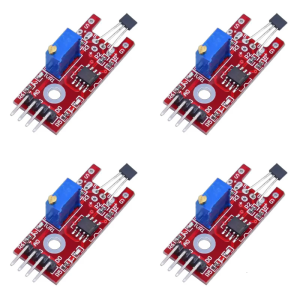 KY-024 Linear Magnetic Hall Switches Speed Counting Sensory Module Magnetic Detection For Robotics Automation