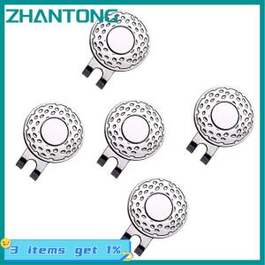 ZHANTONG อุปกรณ์ทำเครื่องหมายลูกกอล์ฟพร้อมที่หนีบหมวกกอล์ฟแม่เหล็กสำหรับกลางแจ้ง