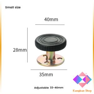 KANGBAN ตัวยึดเฟอร์นิเจอร์ สแตนเลส ที่ยึดหัวเตียง กันชนเตียง ลดการสั่นสะเทือน ลดเสียงกระแทกHeadboard Stopper