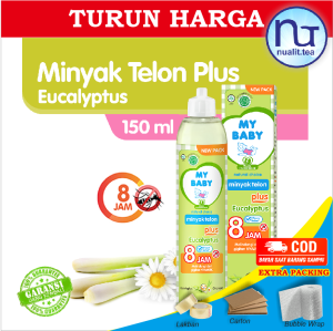 My Baby Minyak Telon Plus extra 8 jam perlindungan dari gigitan Nyamuk isi 150ml