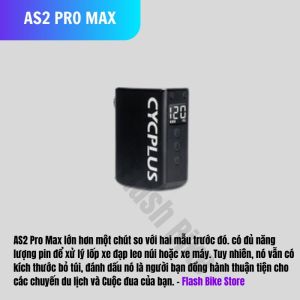 Bơm Điện Xe Đạp CYCPLUS AS2 Pro / ProMax Tiny Pump Cube Trọng Lượng Siêu Nhẹ 97g Tương Thích Van Presta & Scharder Áp Suất Tối Đa 100 PSi