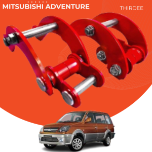 Mitsubishi Adventure (All Models) Comfort Shackle 2.5 Inch Rear Lift Kit - Anti-Matagtag (1 Pair)