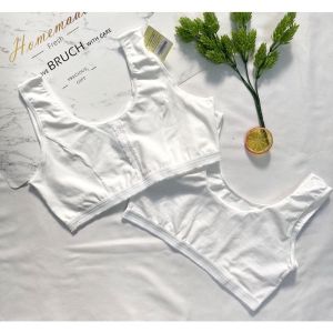 Áo lá học sinh cấp 1 cấp 2 không mút áo lót lá vải cho bé gái trung học hàng Việt Nam - AOLA32