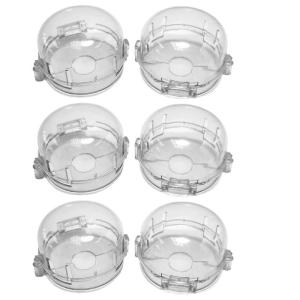 6Pcs Stove Knob Cover Child Proof Safety Gas Protective Oven Guard Heat Resistant Child Safe Oven Knob Cover