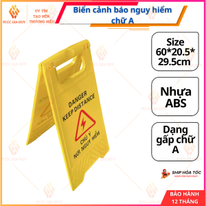 Biển cảnh báo chữ A – size 60*20.5*29.5cm