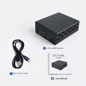 1080p UVC USB Camera To HDMI Video Converter for DJI Pocket3/4/4p/4 PRO Insta360 To TV Monitor Live Streaming Video Mixer Switcher